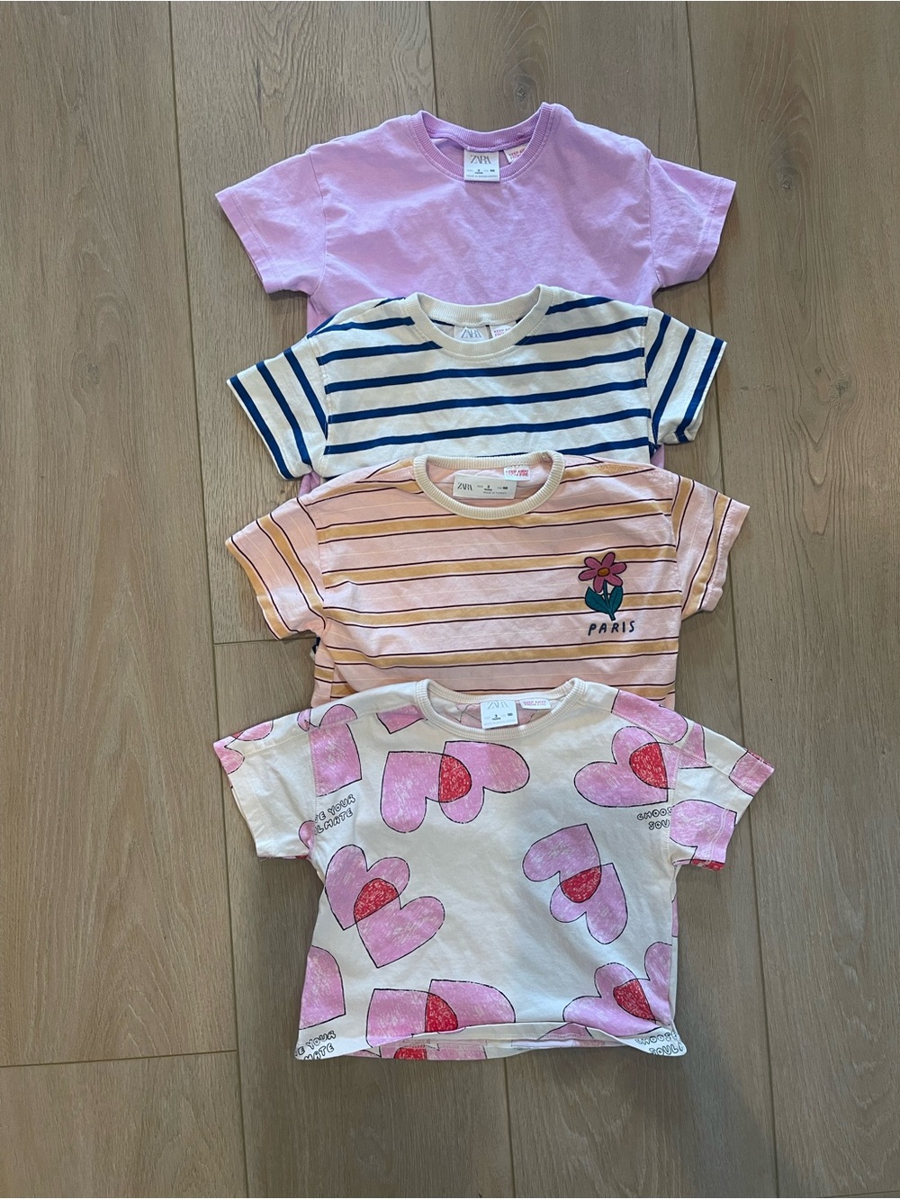 ZARA Kids T-Shirt Bundle, EUC Sz 3T